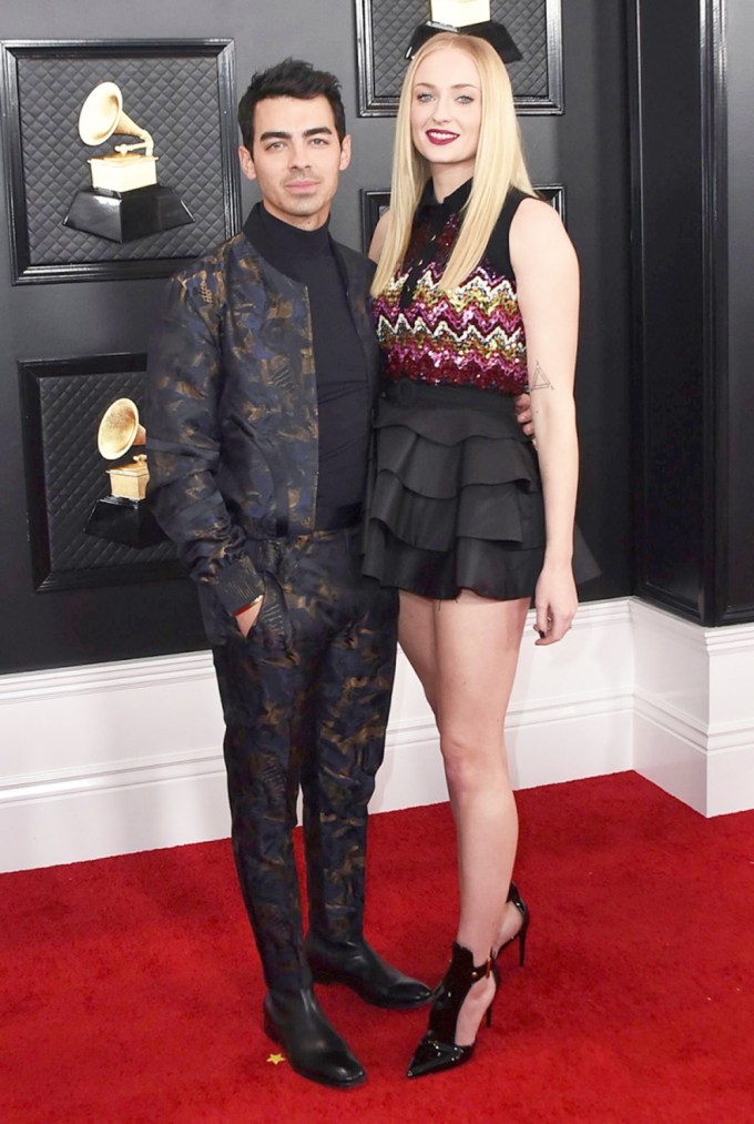 Sophie Turner & Joe Jonas at the Grammys