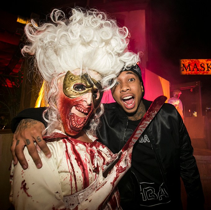 Tyga At Halloween Horror Nights