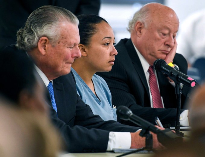 Cyntoia Brown Waits With Her Lawyers