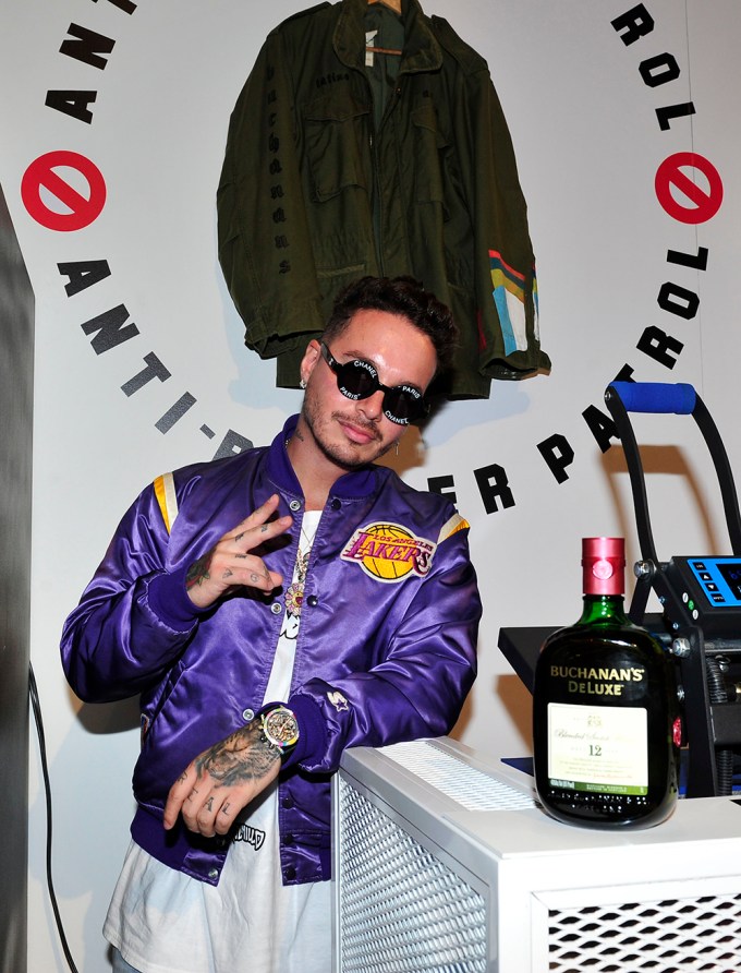 J Balvin and Buchanan`s Whisky Debut `Balvin Airlines` Pop-up at ComplexCon