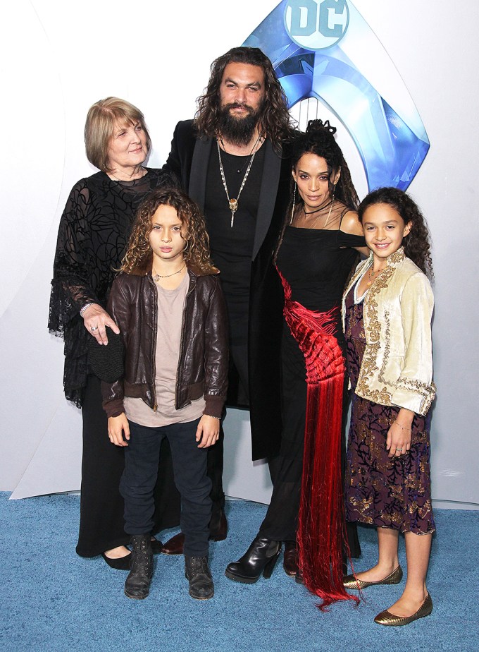 Jason Momoa & Lisa Bonet With Kids