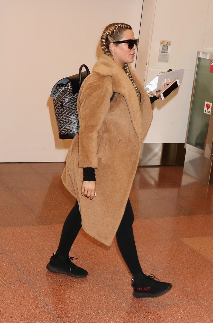Khloe Kardashian at the Haneda Airport