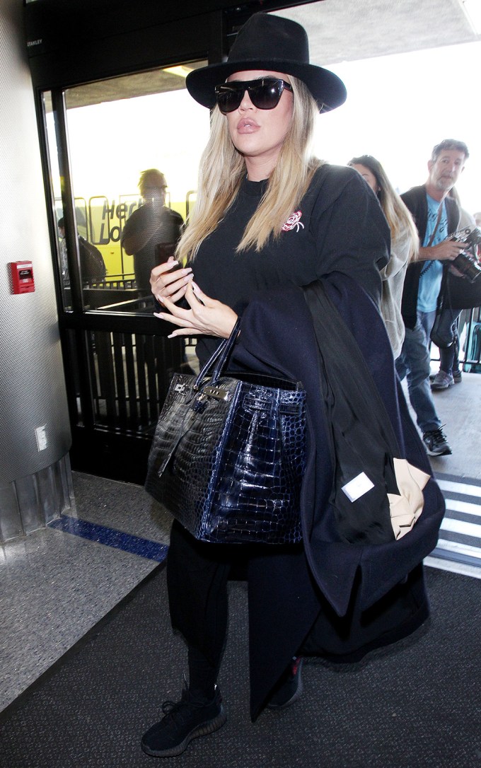 Khloe Kardashian at LAX International Airport