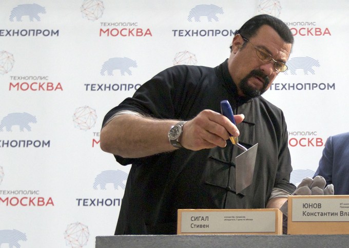 Russia Steven Seagal, Moscow, Russia