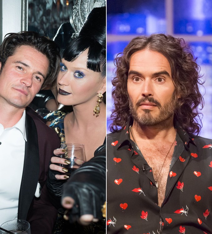 Orlando Bloom & Katy Perry, Russell Brand