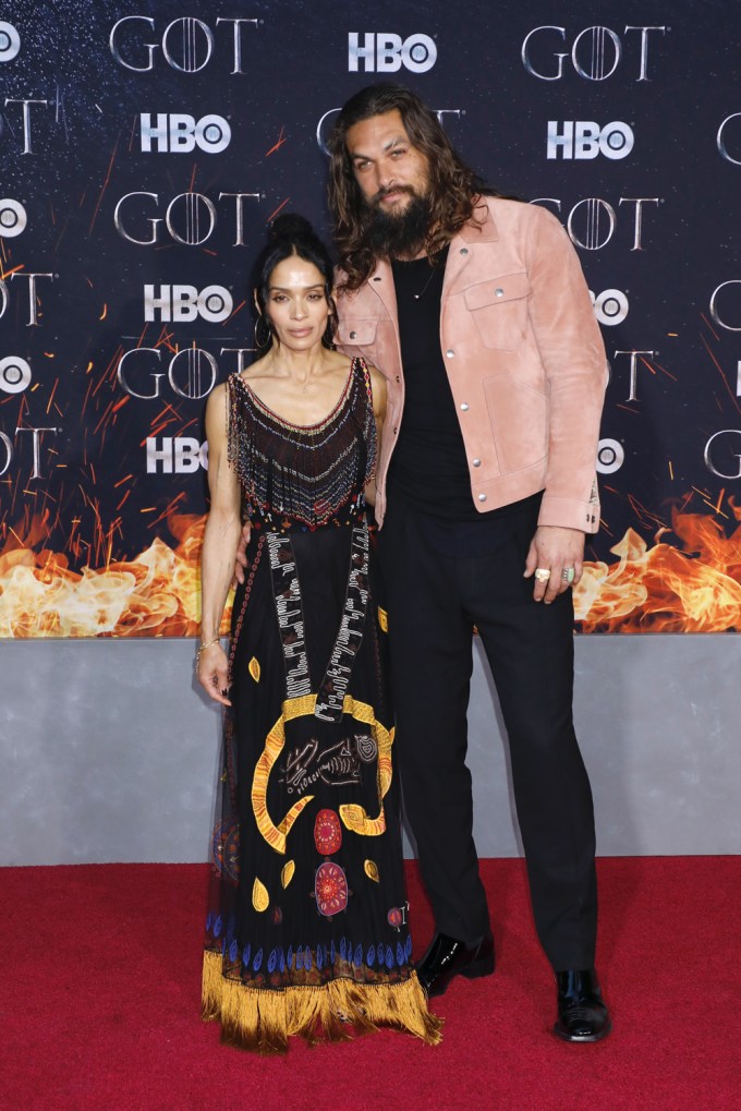 Jason Momoa and Lisa Bonet at the ‘Game of Thrones’ season eight premiere