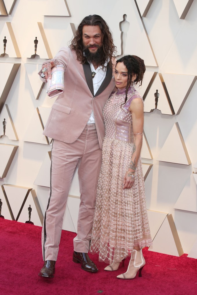 Jason Momoa and Lisa Bonet at the 91st Annual Academy Awards