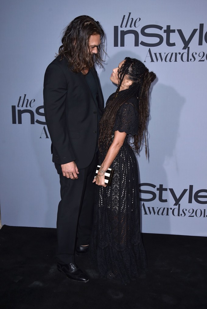 Lisa Bonet and Jason Momoa at The Inaugural InStyle Awards