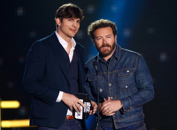 Ashton Kutcher and Danny Masterson at the CMT Music Awards