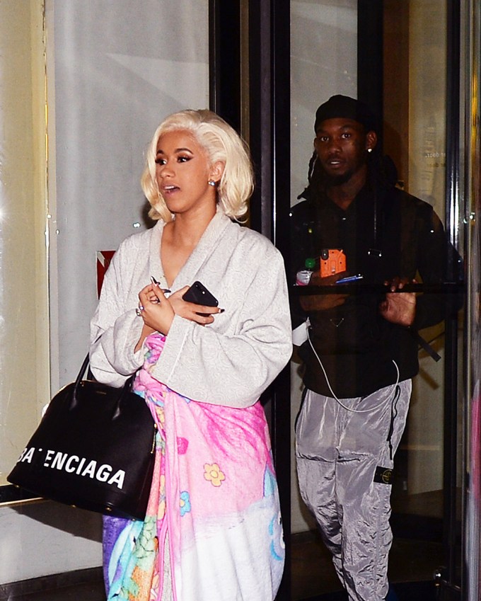 Cardi B & Offset Out In NYC
