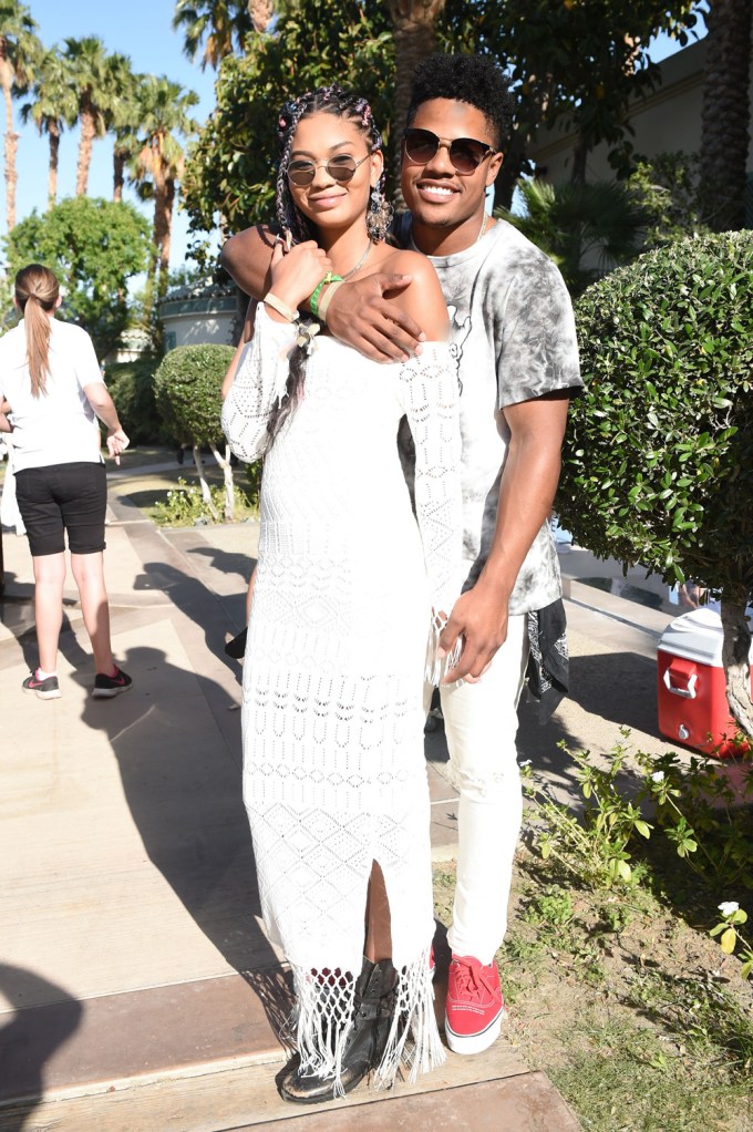 Chanel Iman & Sterling Shepard At Coachella