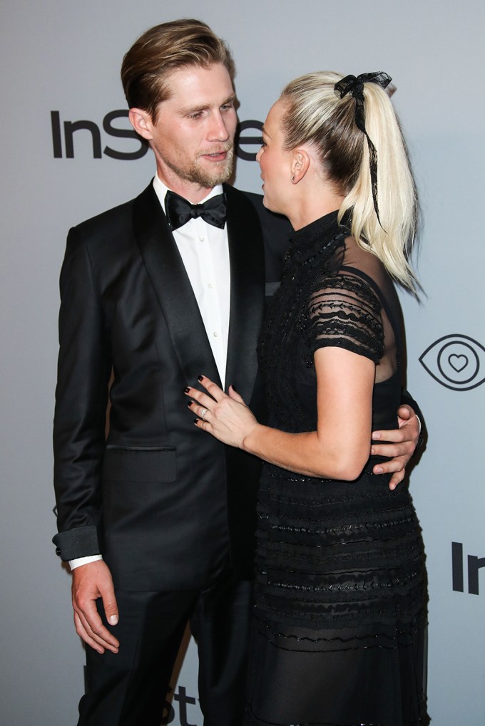 Kaley Cuoco & Karl Cook At InStyle’s Party