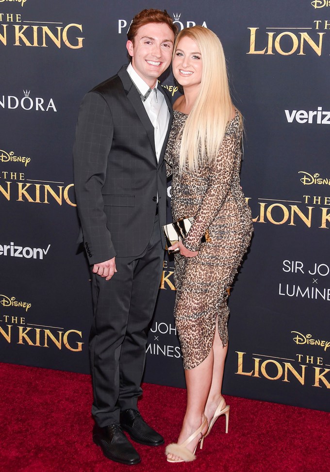 Meghan Trainor & Daryl Sabara At ‘The Lion King’ Film Premiere