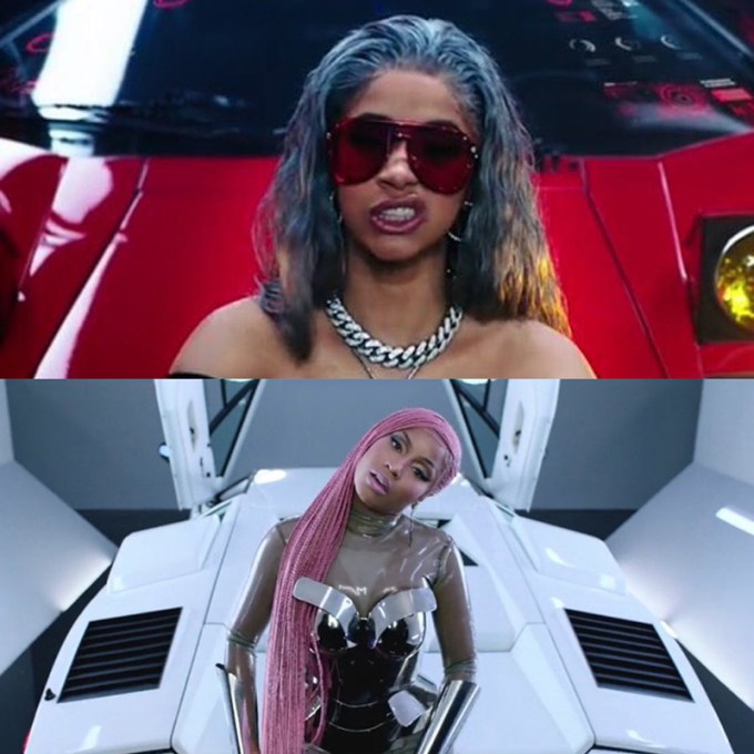 Nicki Minaj, Cardi B & Migos’ Video For ‘MotorSport’