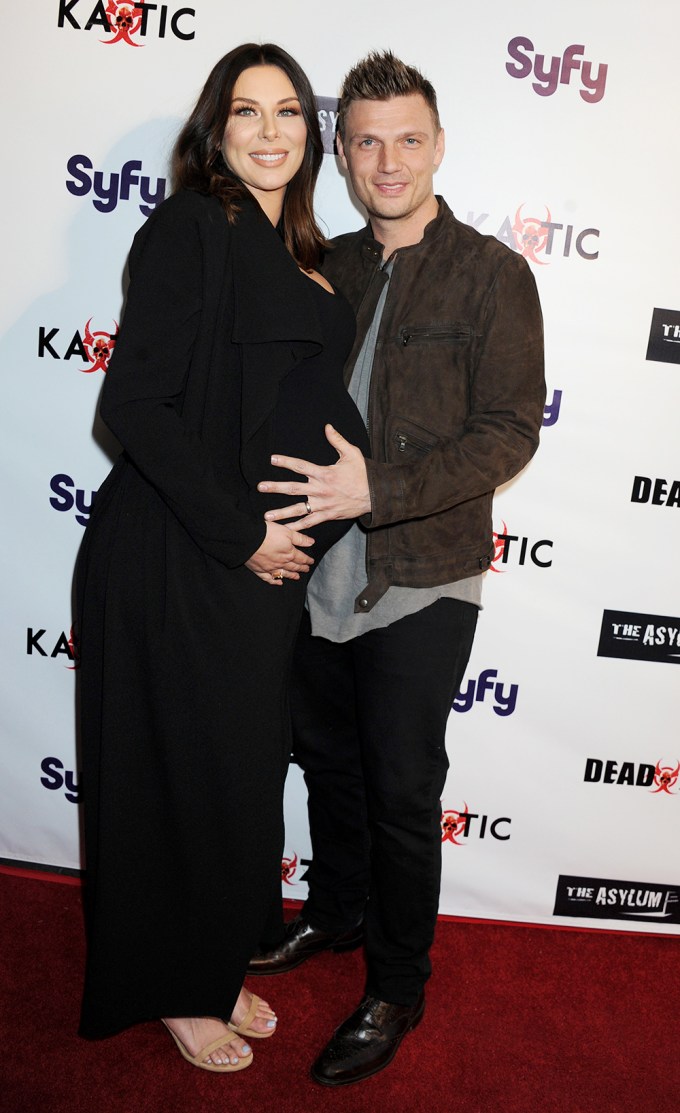 Nick Carter & Pregnant Lauren Kitt