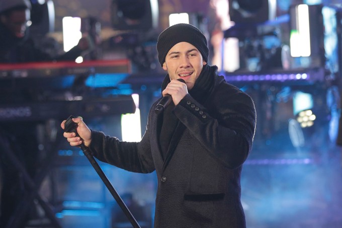 Nick Jonas Performs At The 2017 New Year’s Eve Times Square Celebration
