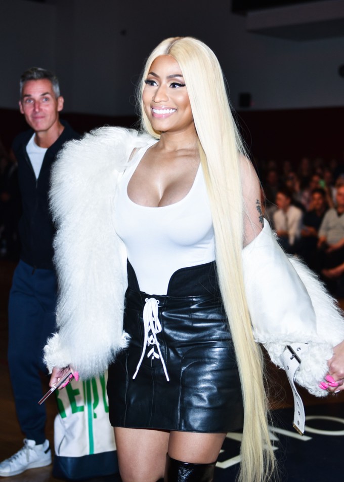 Nicki Minaj At The Monse Fashion Show