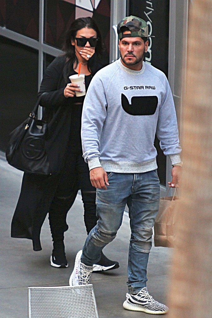 Ronnie Ortiz-Magro & Jen Harley Out & About
