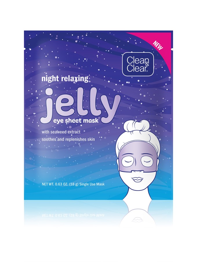 Clean & Clear Night Relaxing Jelly Eye Sheet Mask