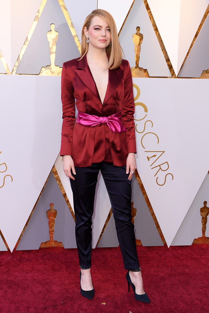 Emma Stone at the 90th Annual Academy Awards