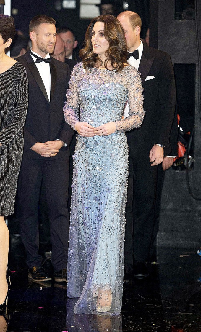 Kate Middleton in a Beaded Dress