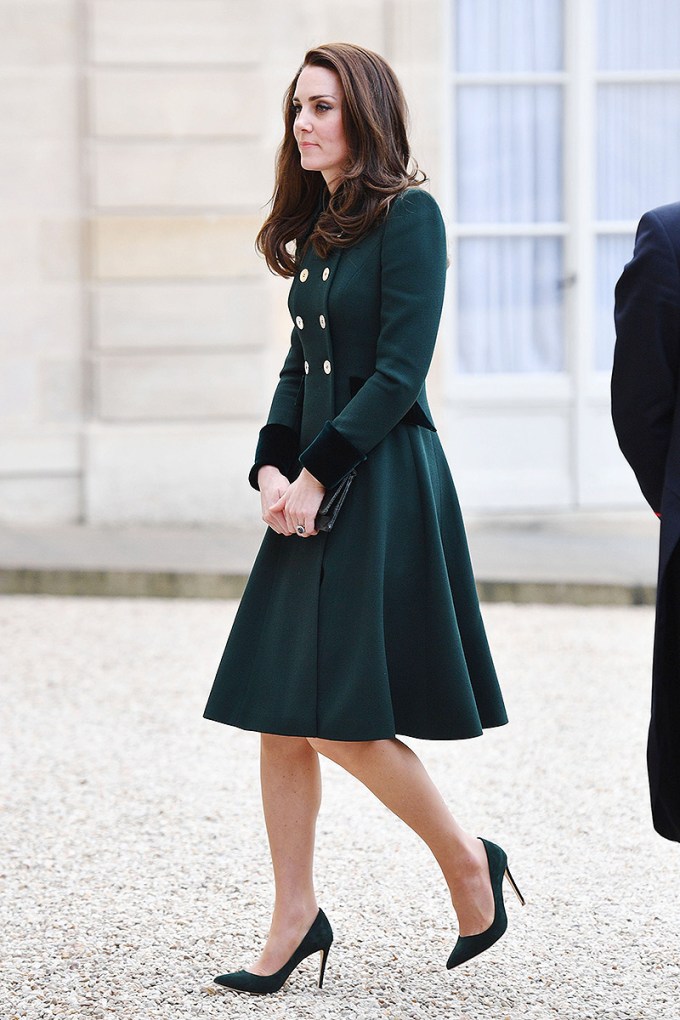 Kate Middleton in a Long Coat