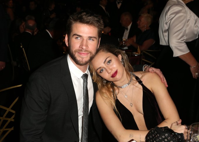 Miley Cyrus & Liam Hemsworth At G’Day USA Gala