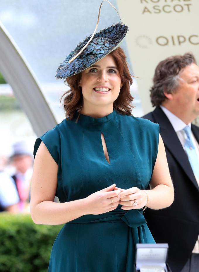 Princess Eugenie In A Blue Outfit