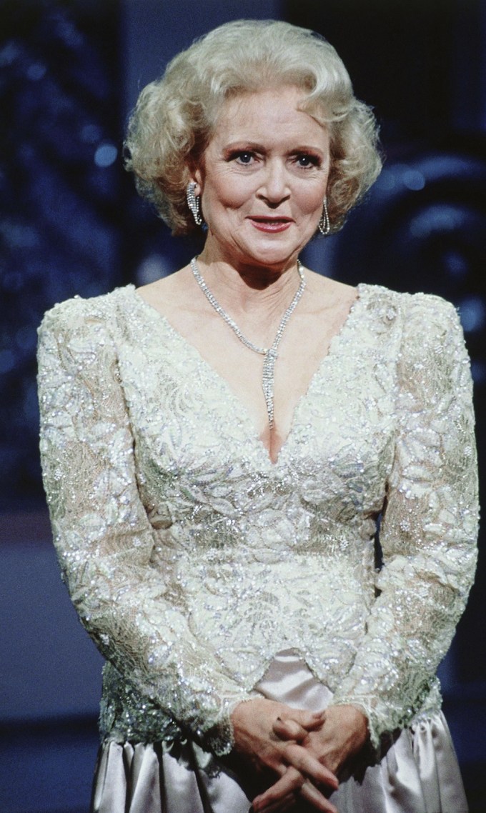 Betty White in a Very ’80s Gown