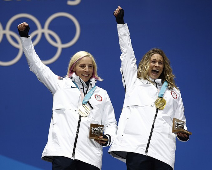 Olympics Medals Ceremony Cross Country Women, Pyeongchang, South Korea – 22 Feb 2018