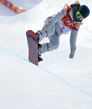 Chloe Kim Competes At The 2018 Winter Olympics