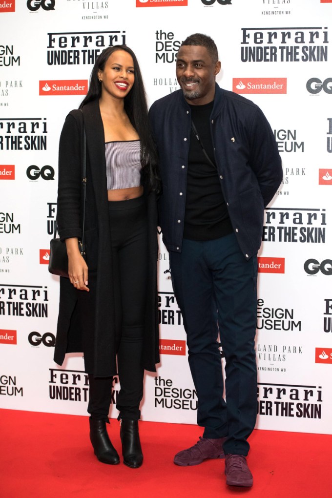 Idris Elba & Sabrina Dhowre on a red carpet