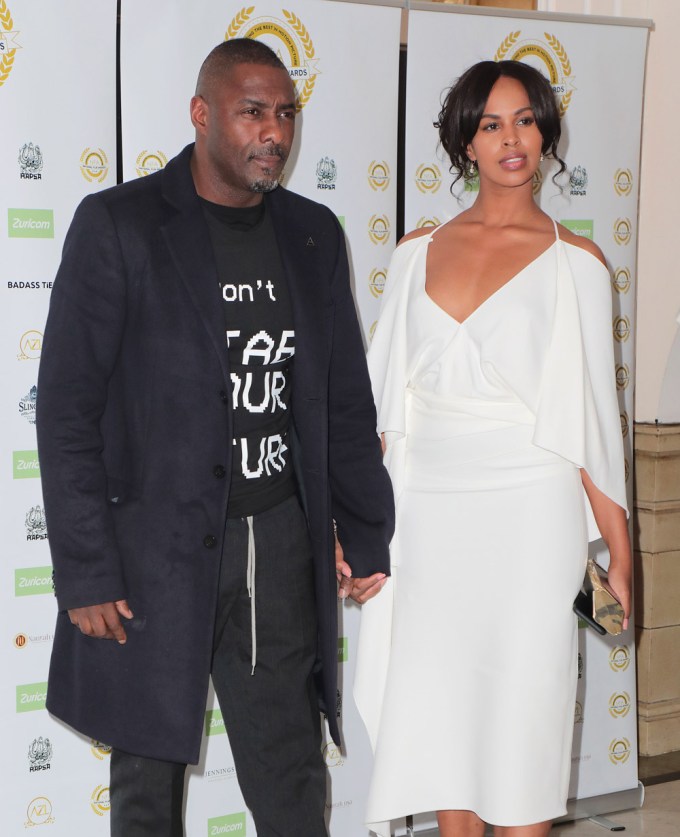 Idris Elba & Sabrina Dhowre at the National Film Awards
