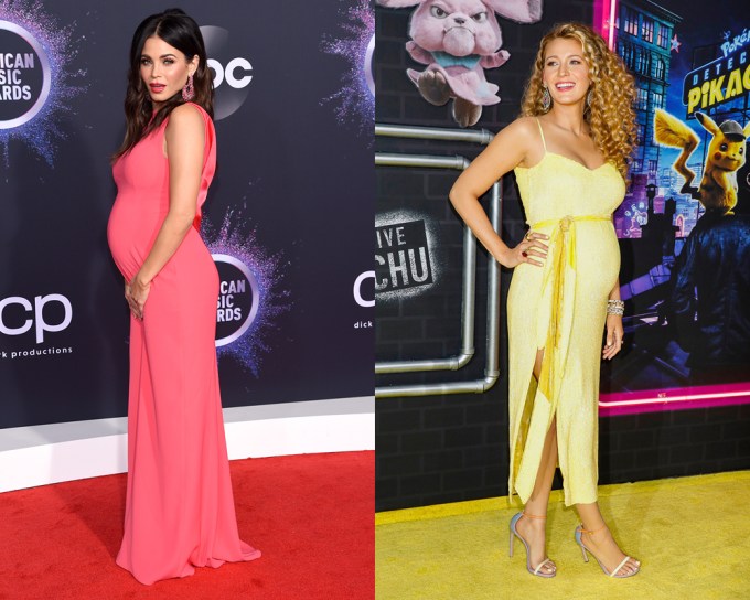 Celebs Flaunting Their Baby Bumps In Tight Dresses