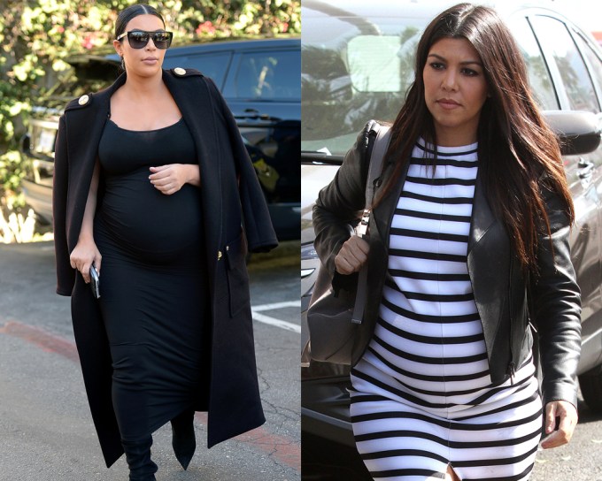 Kardashian & Jenner Sisters’ Maternity Looks