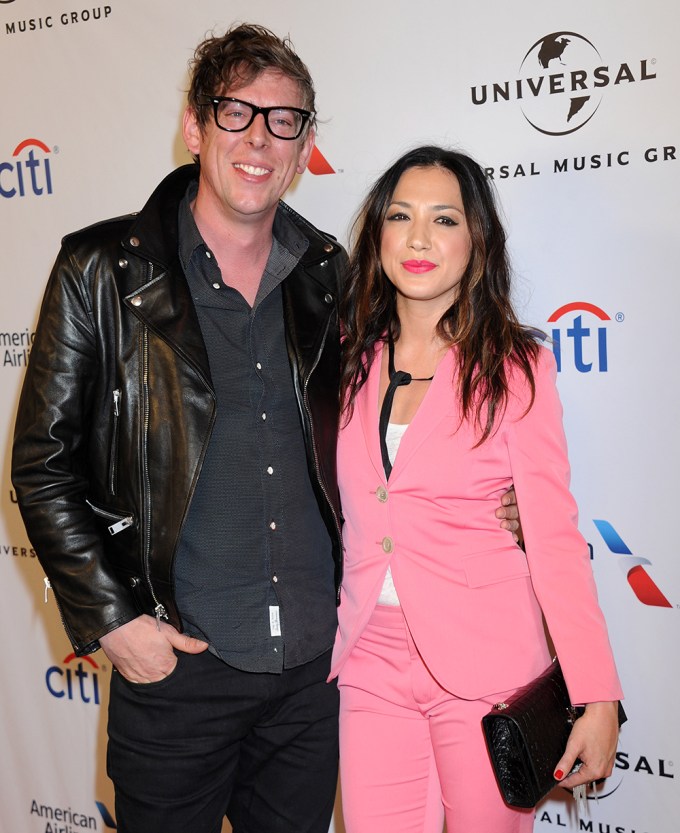 Michelle Branch & Patrick Carney At The 2016 Grammys