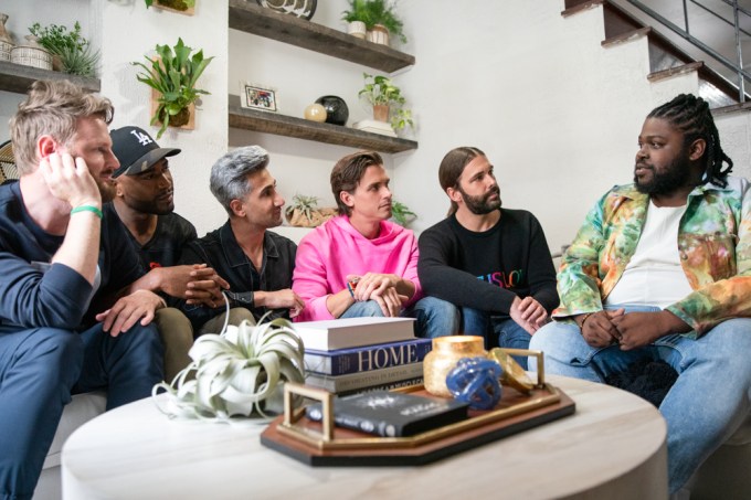The Fab Five sit down with a hero from season five