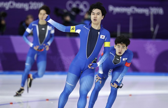 Pyeongchang Olympics Speed Skating Men, Gangneung, South Korea – 21 Feb 2018