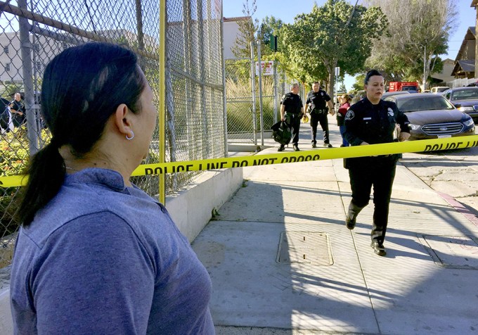 LA School Shooting, Los Angeles, USA – 01 Feb 2018