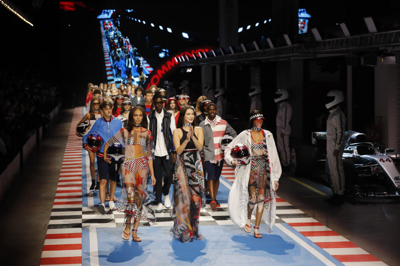 Tommy Hilfiger, Gigi Hadid's fast-paced show draws curtain on Milan Fashion  Week