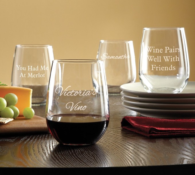 Create Your Own Stemless Wine Glass