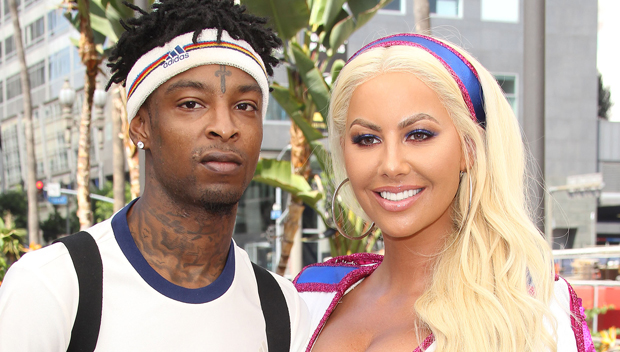 21 Savage Reacts To Amber Rose Teenage Pic: She's 'Hot & Ready' – Hollywood  Life