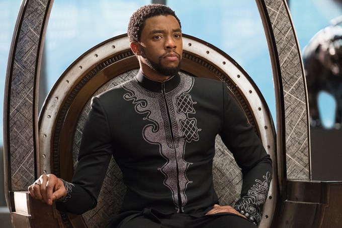 Chadwick Boseman In A Scene From ‘Black Panther’