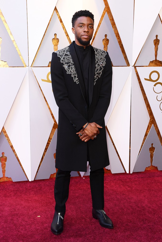 Chadwick Boseman At Academy Awards 2018
