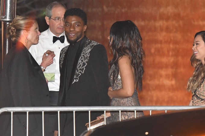 Chadwick Boseman & Regina Hall At Oscars After Party — PICS