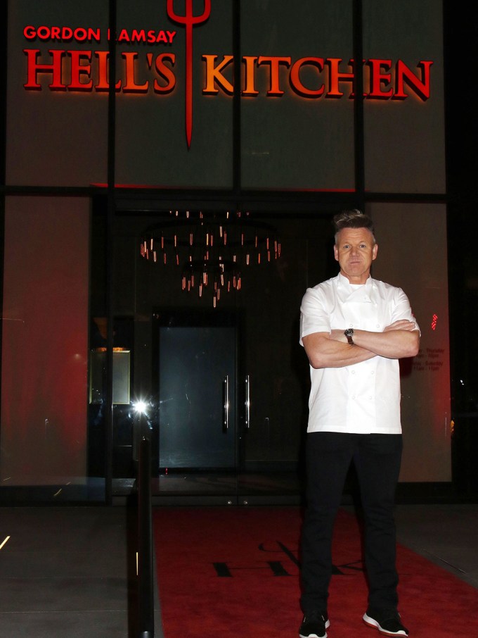 Gordon Ramsay In Front Of ‘Hell’s Kitchen’