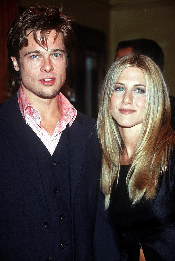 Jennifer Aniston & Brad Pitt At An Event