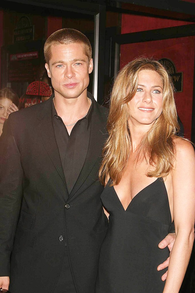 Jennifer Aniston & Brad Pitt Taking Red Carpet Pics