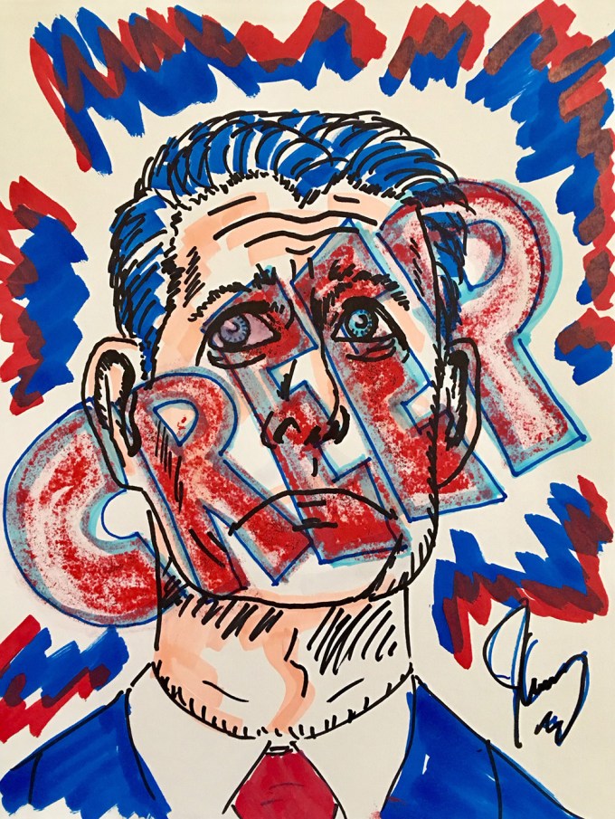 Jim Carrey’s Political Paintings — PICS