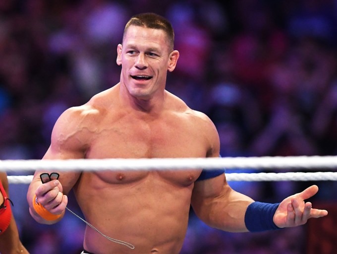 John Cena in the WWE ring